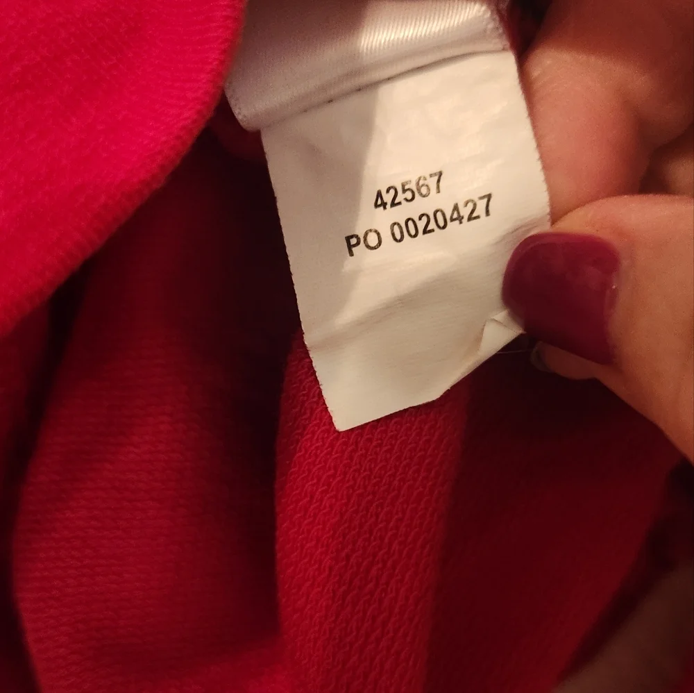Real Comfort by Chadwicks‎ Red Knit Long Sleeve Pullover Top, Size PL